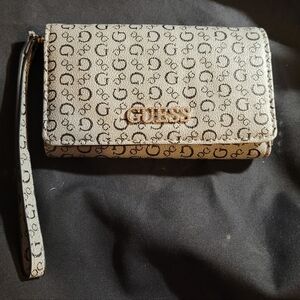 G by Guess Gray Wallet Clutch